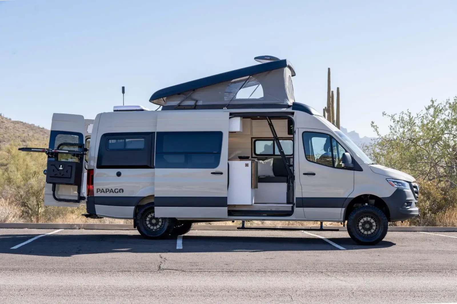 The El Capitan, a Papago camper van